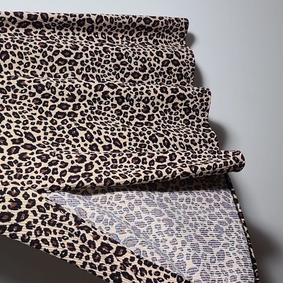 Jessica Simpson Leopard Midi Short Sleeve Dress Size Small NWT - Picture 5 of 12